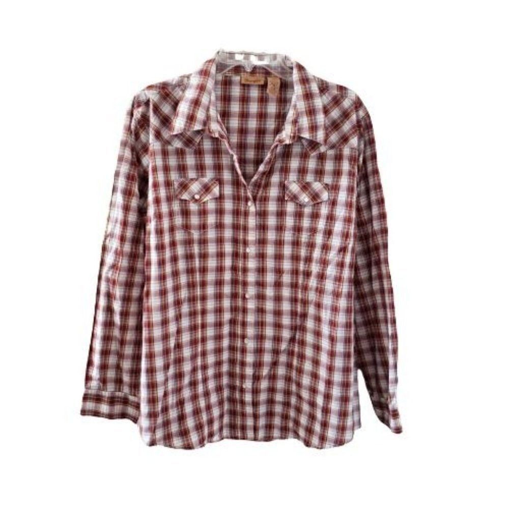 Wrangler button down shirt XXL